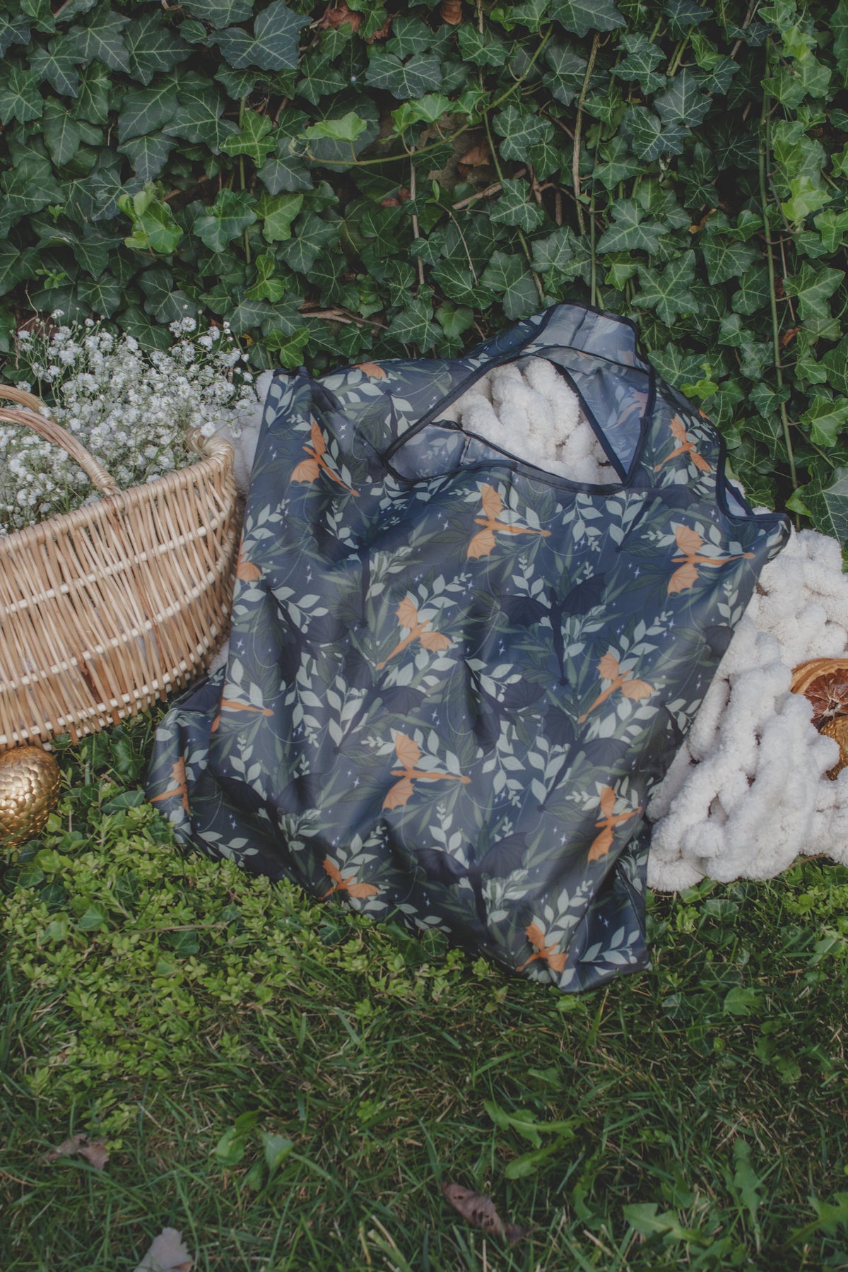 Fourth Wing Tarin and Andarna Reusable Tote Bag
