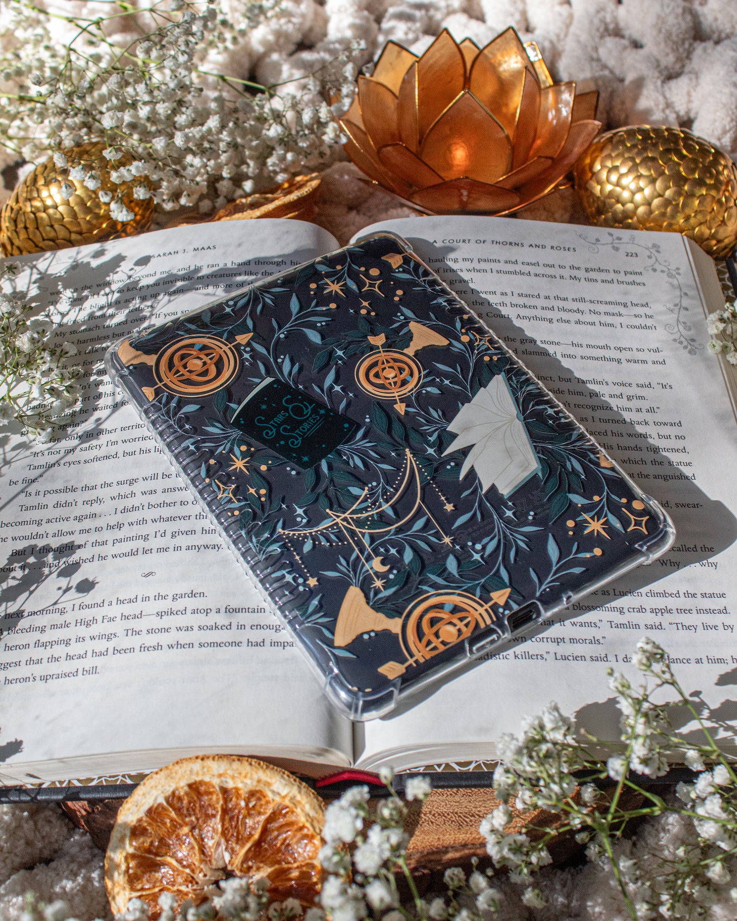 Stars and Stories | Clear Soft Kindle Case