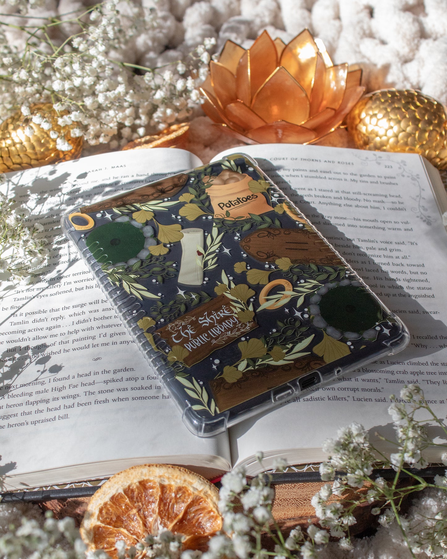 The Shire | Clear Soft Kindle Case