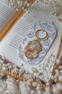 When The Moon Hatched Dragons Metal Keychain
