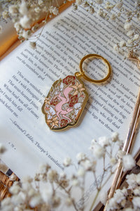 Once Upon A Broken Heart Little Fox Metal Keychain