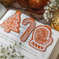 Christmas Cookies | Magnetic Bookmarks | Set of 3