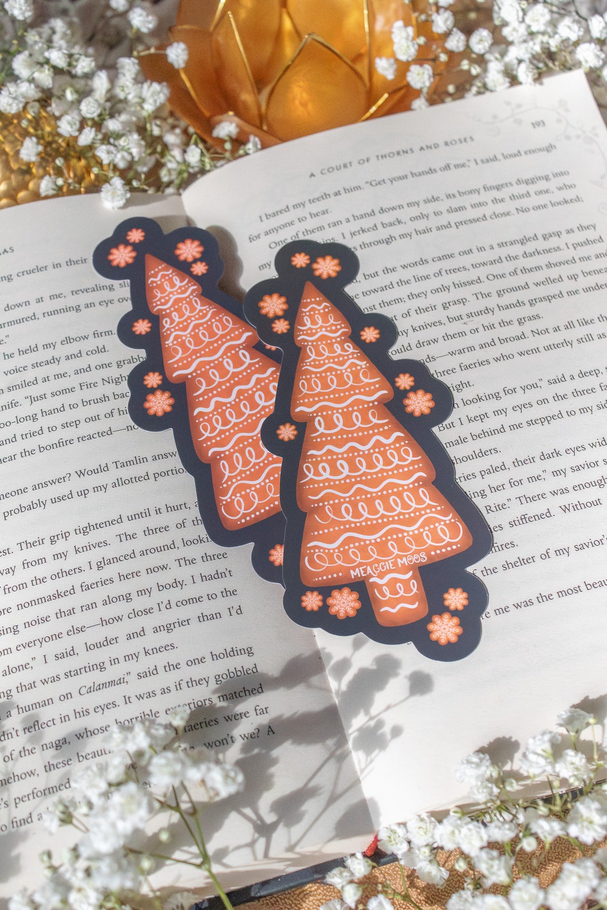 Gingerbread Tree Die-Cut Bookmark