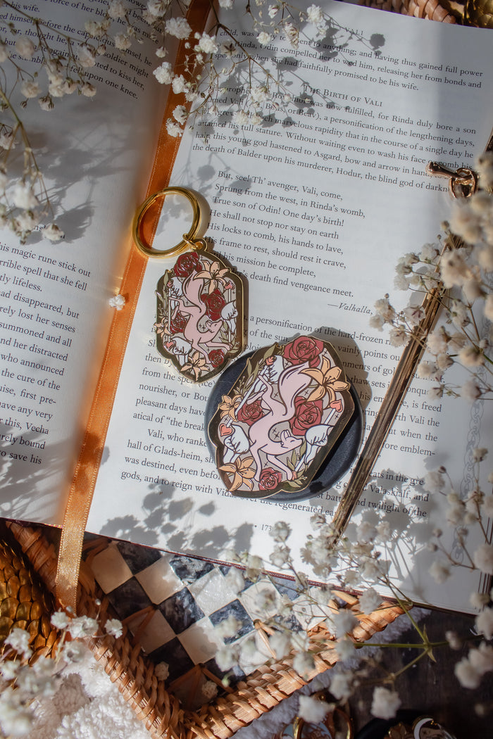Once Upon A Broken Heart Little Fox Metal Keychain
