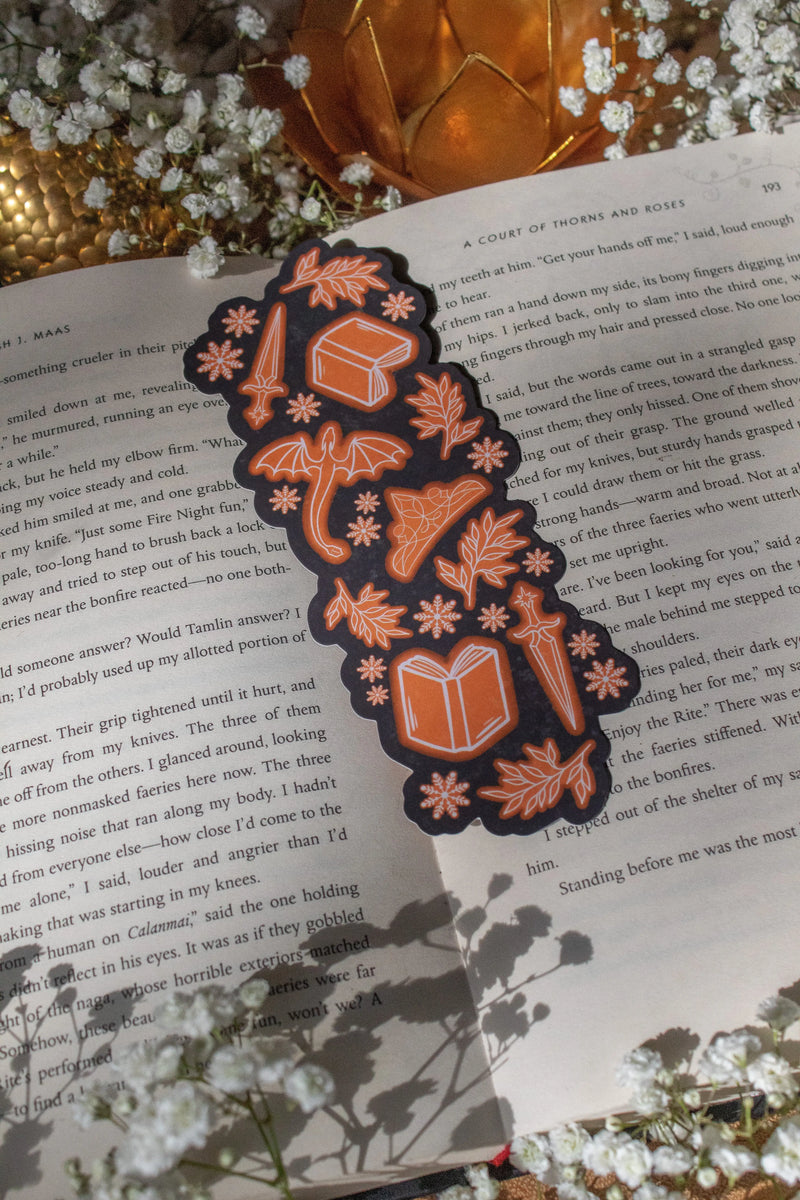 Gingerbread Fantasy Cookies Die-Cut Bookmark
