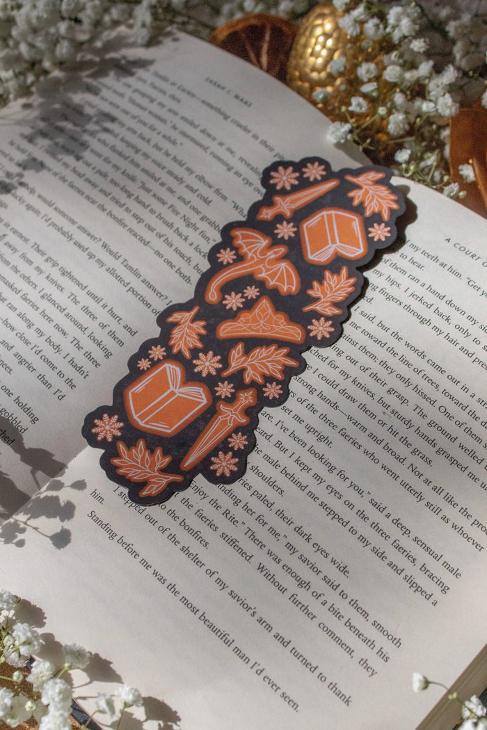 Gingerbread Fantasy Cookies Die-Cut Bookmark