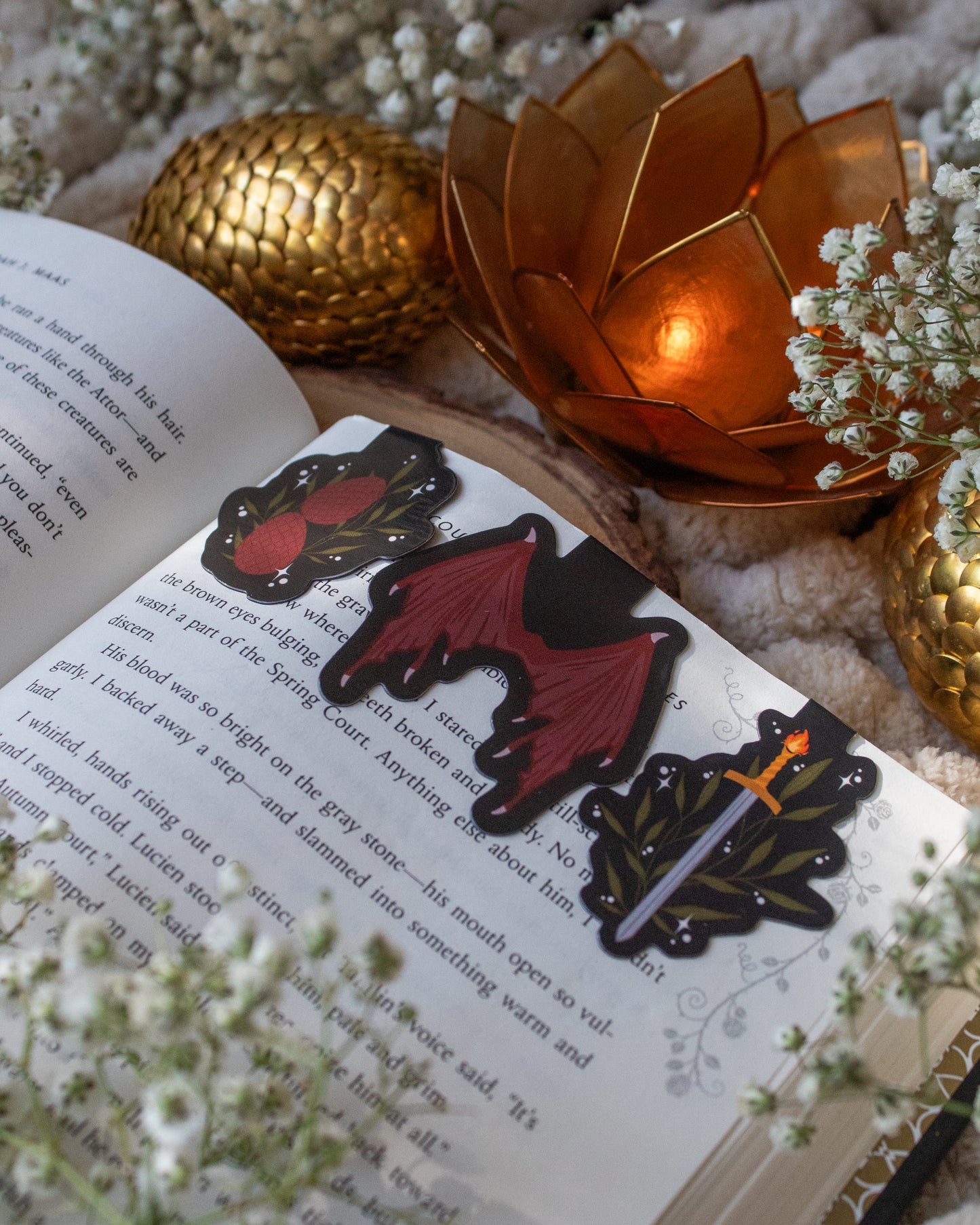 Dragons Den | Magnetic Bookmarks | Set of 3