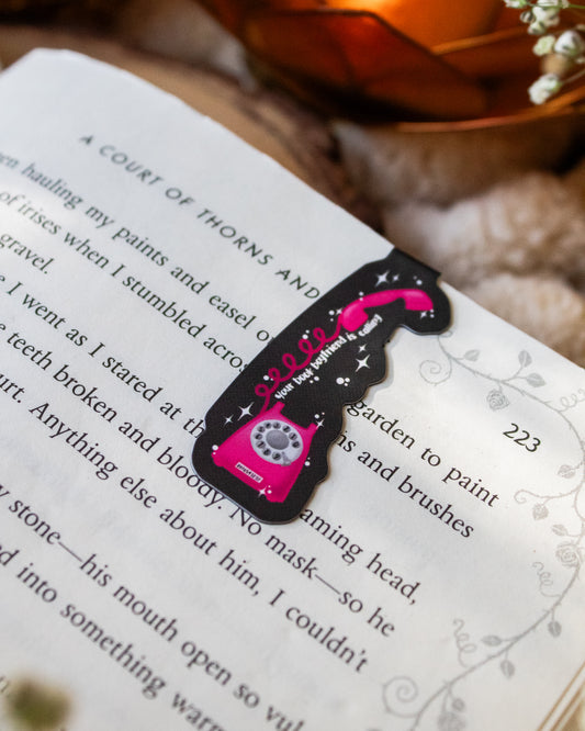 Your Book Boyfriend Is Calling | MINI Magnetic Bookmark