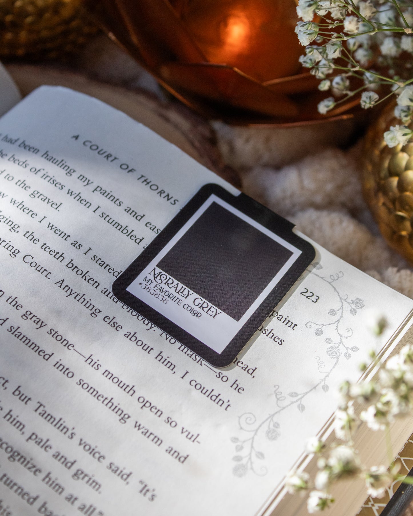 Morally Grey - My Favorite Color | Magnetic Bookmark