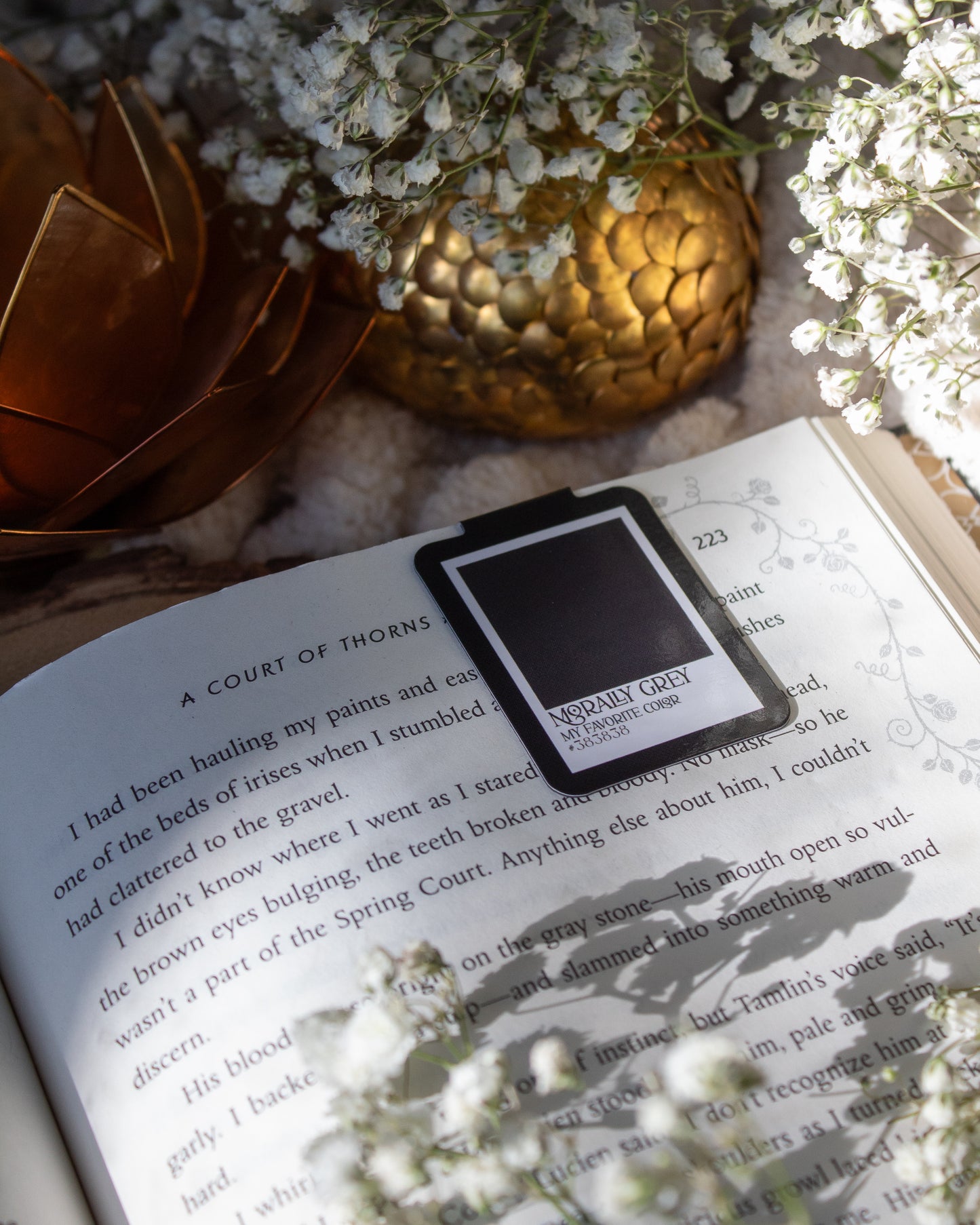 Morally Grey - My Favorite Color | Magnetic Bookmark