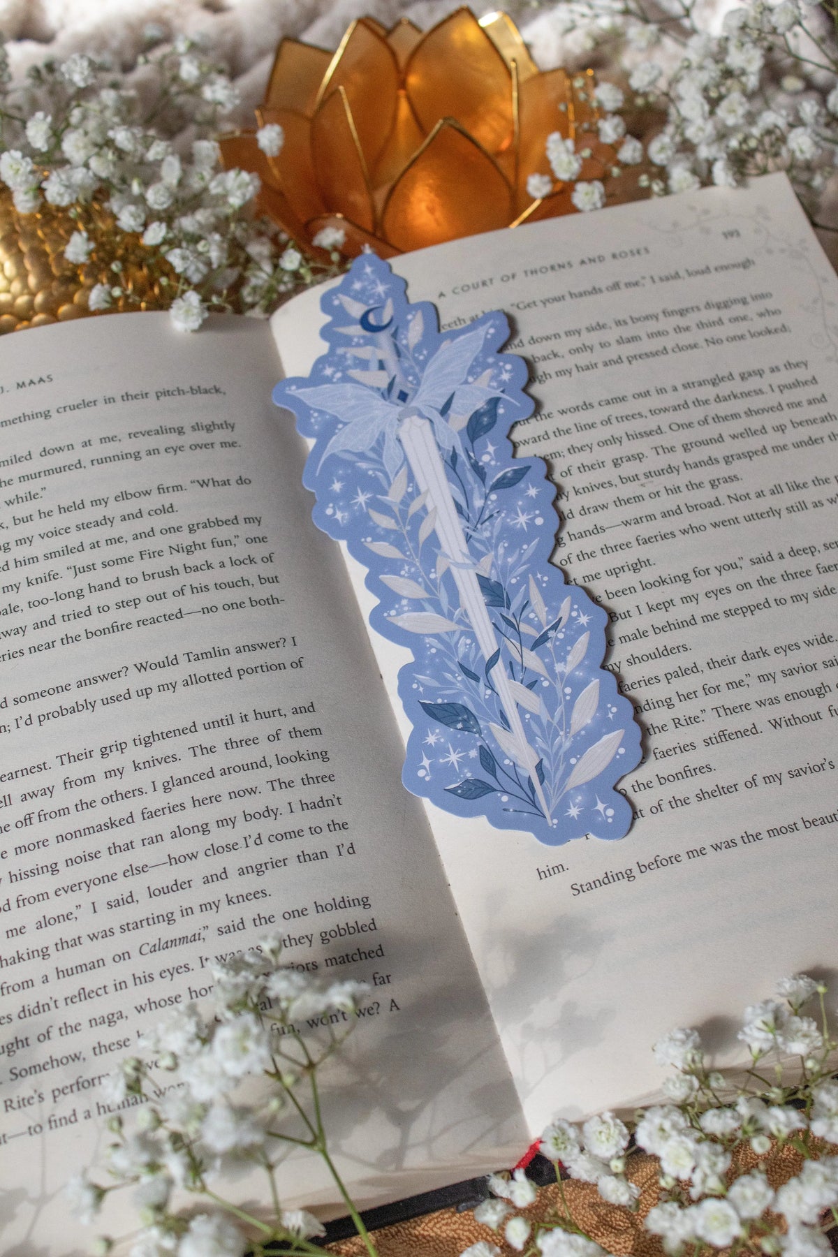 Winter Faerie Dagger Die-Cut Bookmark