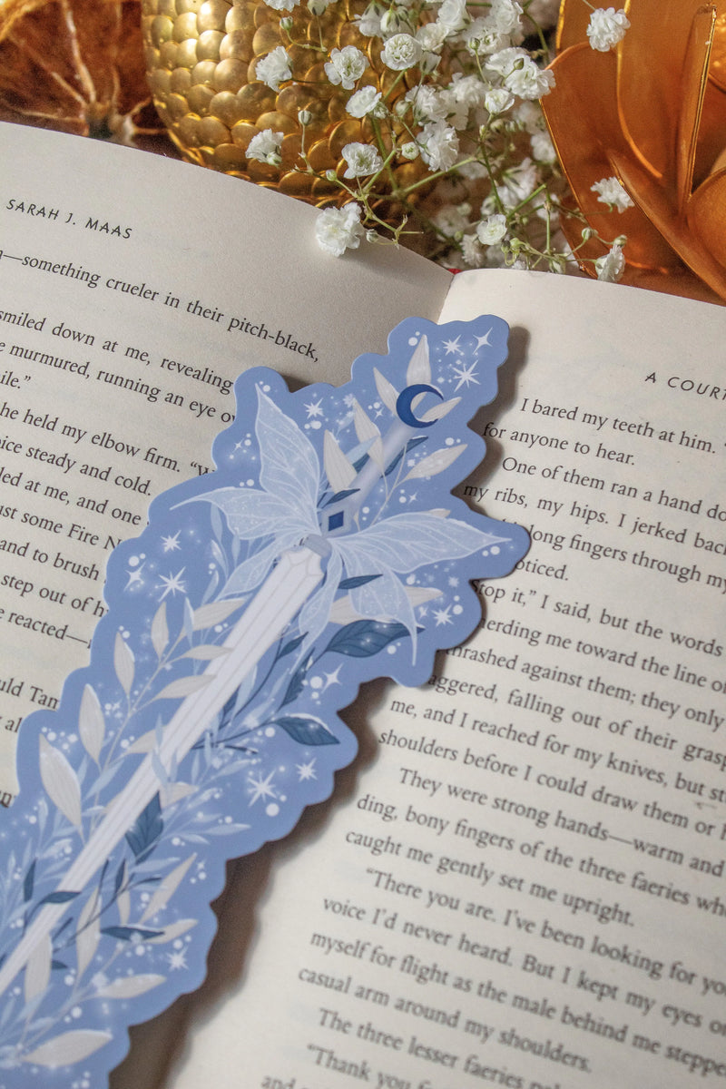 Winter Faerie Dagger Die-Cut Bookmark