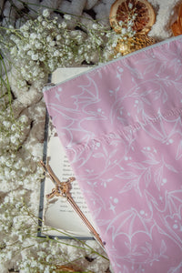 Water-Resistant Extra Large Book Sleeve | Pink Dragons
