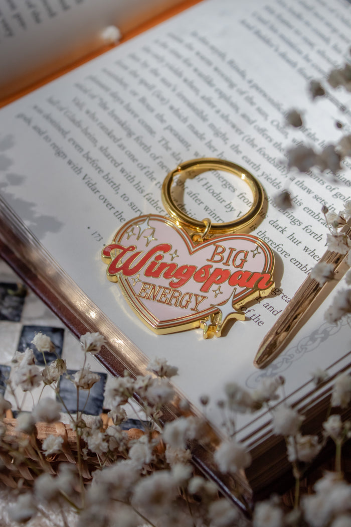 Big Wingspan Energy Metal Keychain