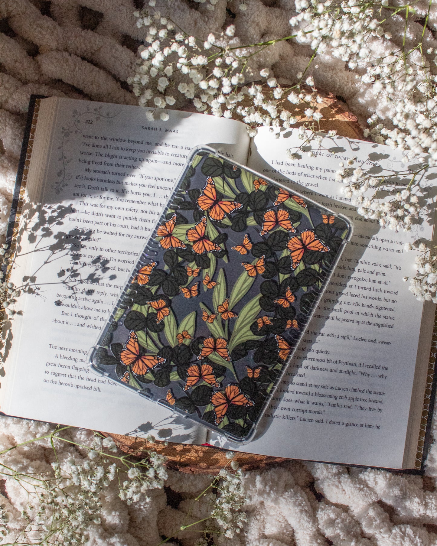 Butterfly Garden | Clear Soft Kindle Case