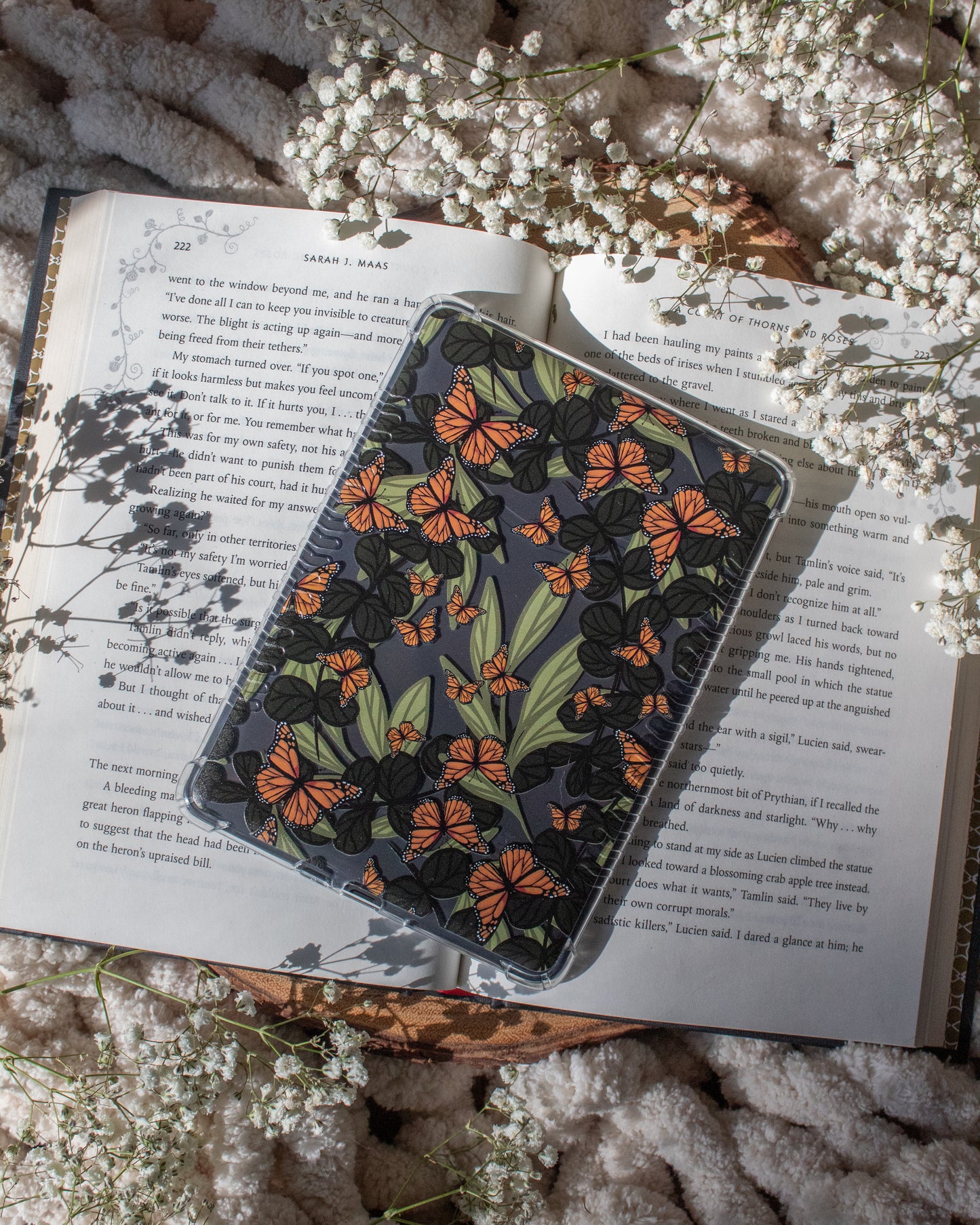 Butterfly Garden | Clear Soft Kindle Case