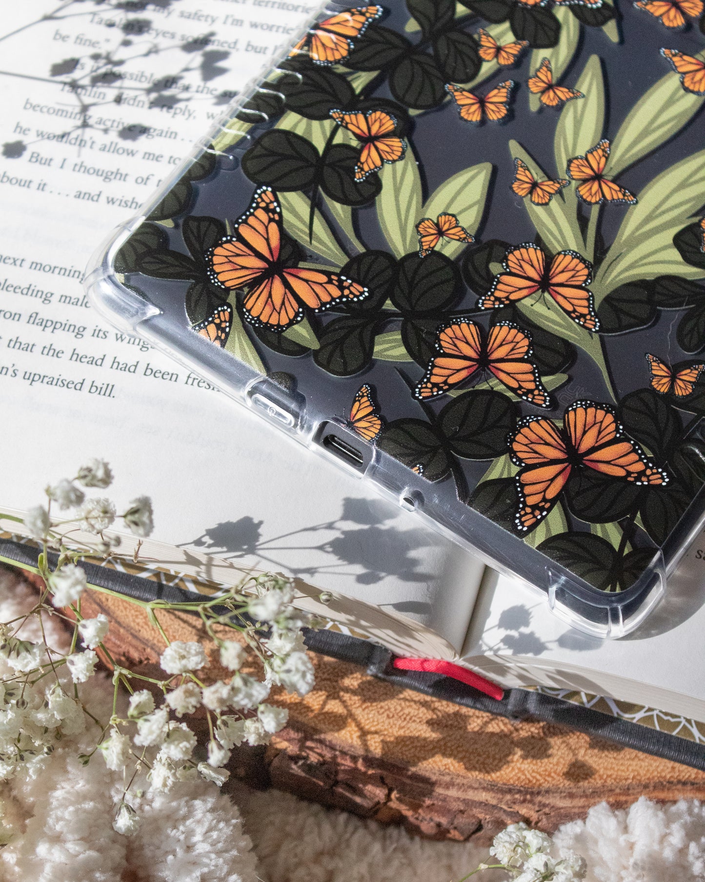 Butterfly Garden | Clear Soft Kindle Case