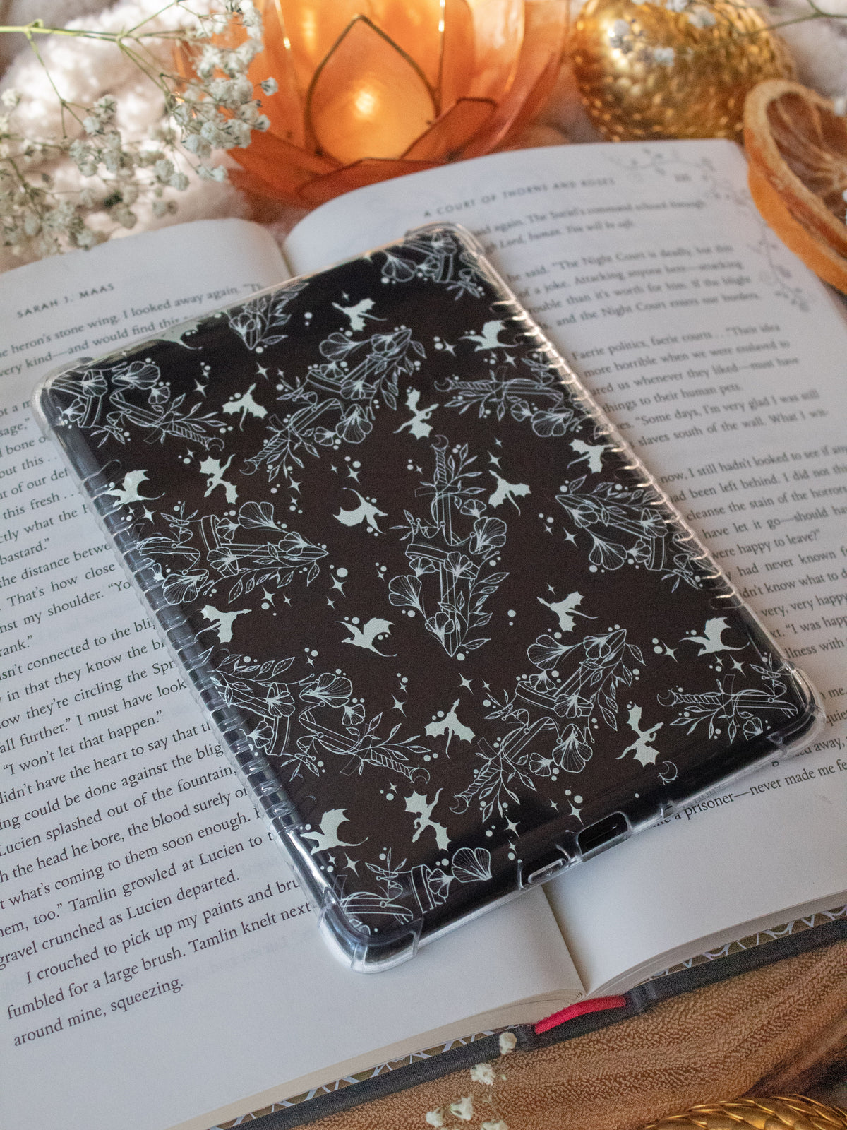 Ivory Swords | Clear Soft Kindle Case