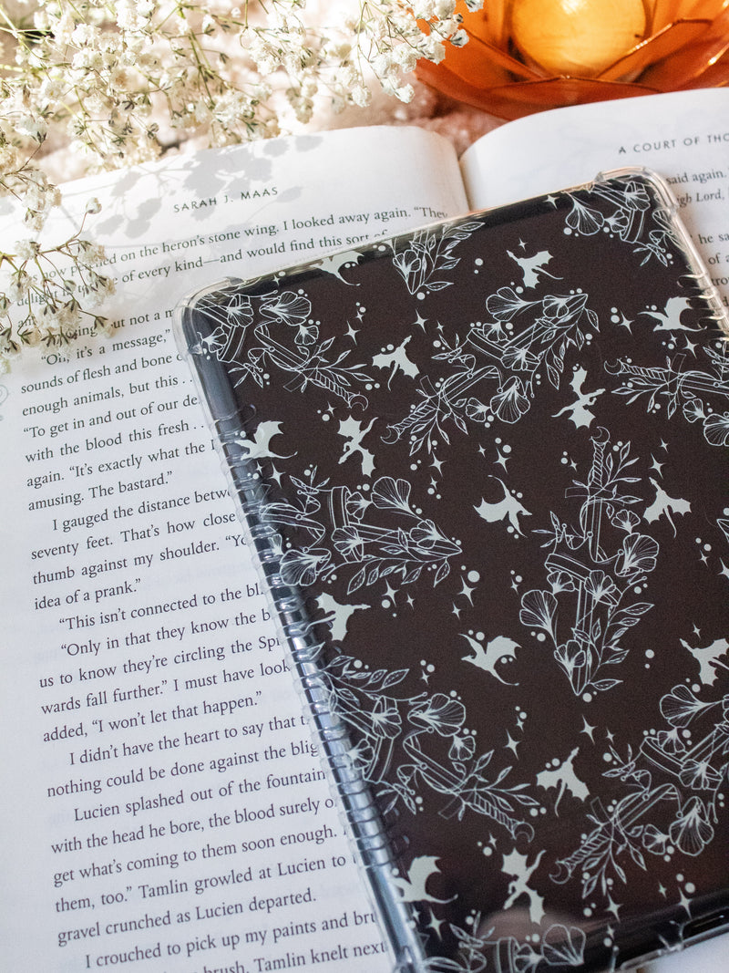 Ivory Swords | Clear Soft Kindle Case