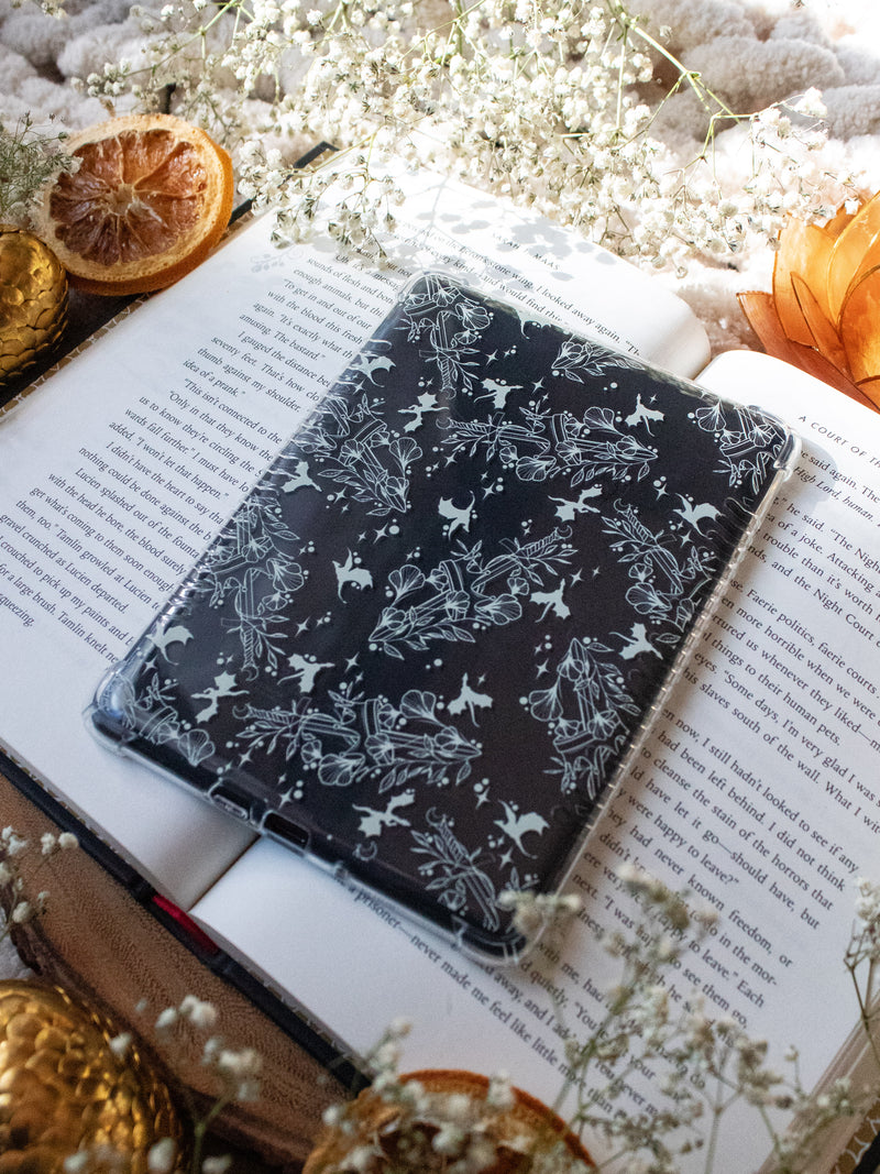 Ivory Swords | Clear Soft Kindle Case