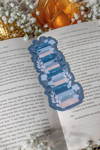 Winter Wonderland Bookstack Die-Cut Bookmark