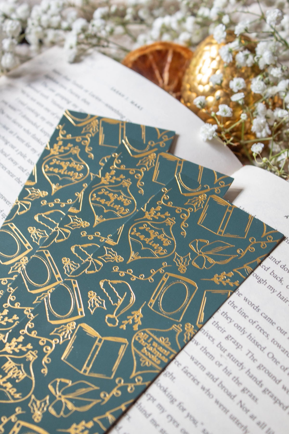 Seasons Reading Foil Bookmark