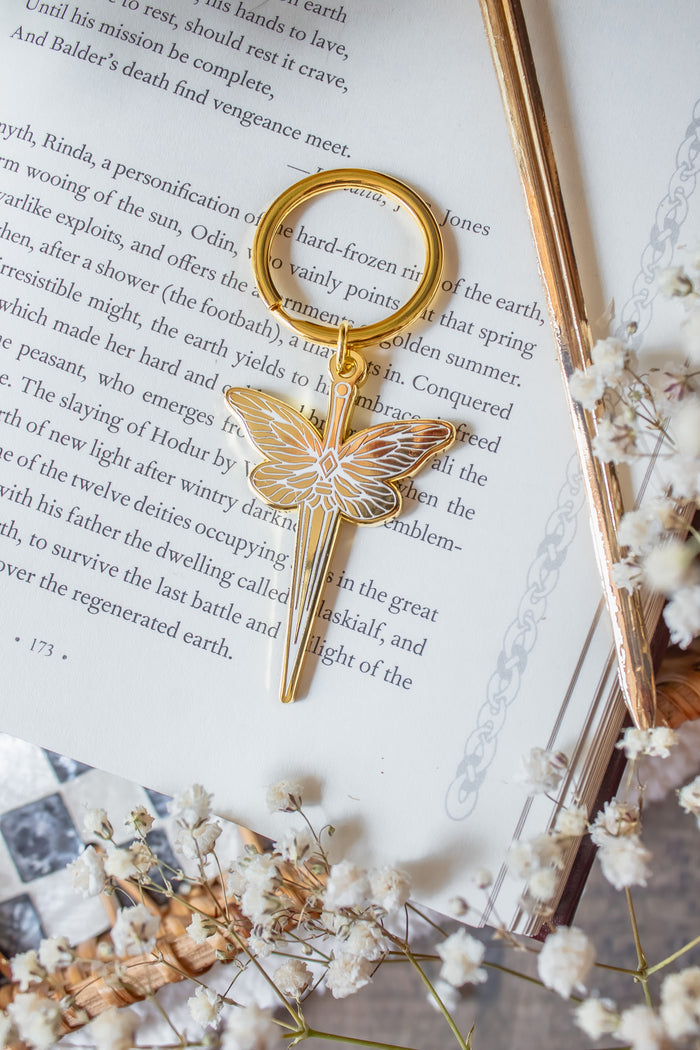 Faerie Dagger Metal  Keychain