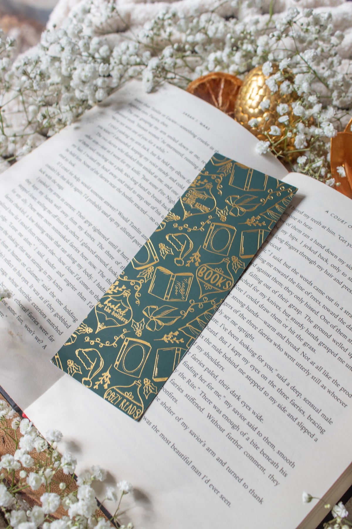 Seasons Reading Foil Bookmark
