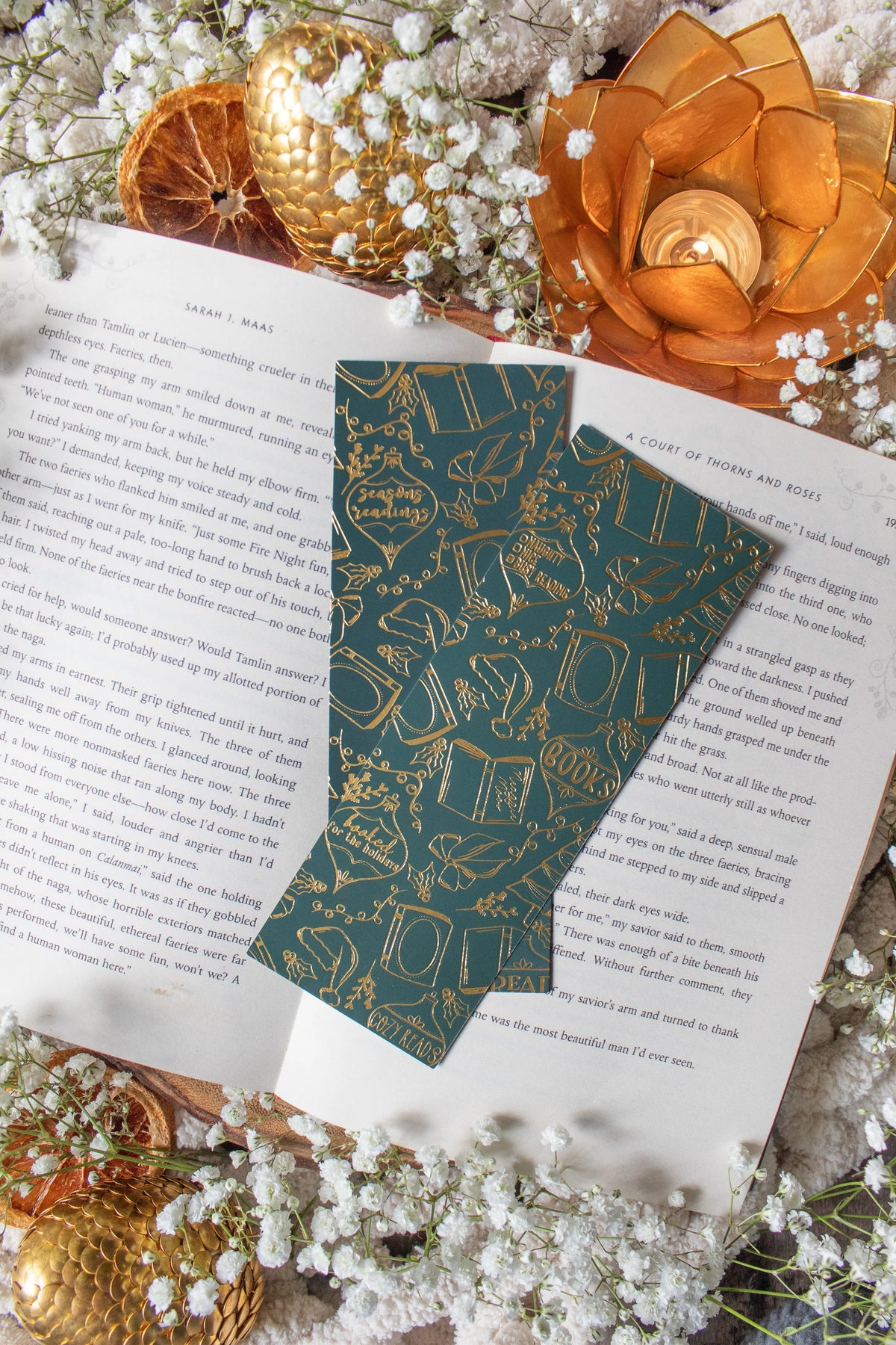 Seasons Reading Foil Bookmark