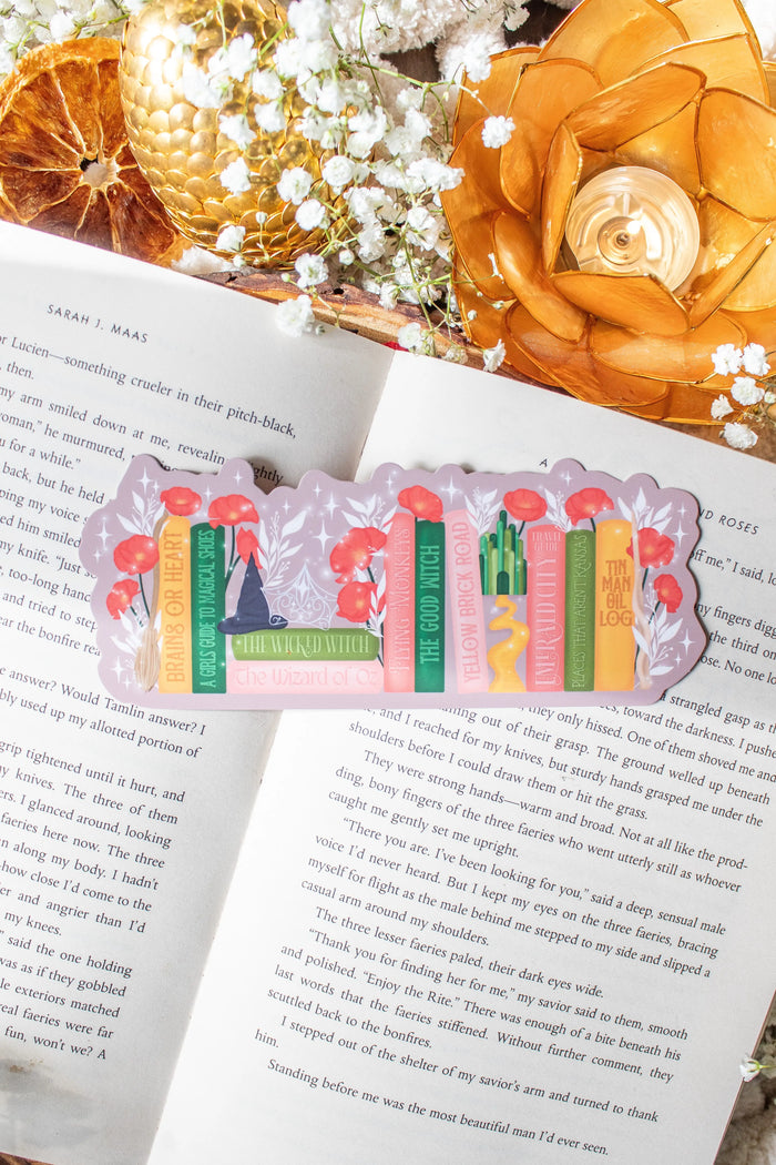 Wizard of Oz Bookmark | OZ Bookshelf Die-Cut Bookmark