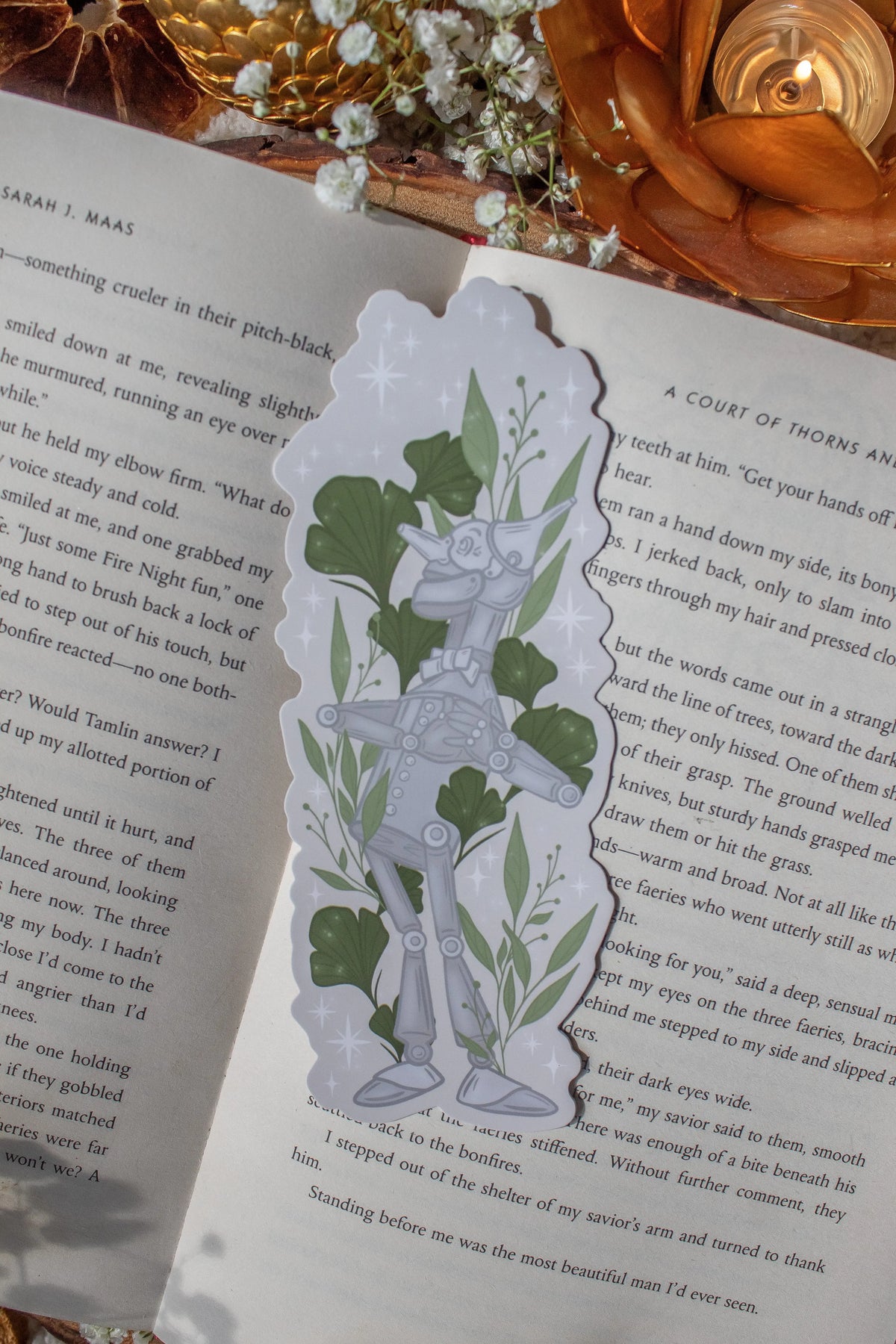 Wizard of Oz Bookmark | Tin Man Die-Cut Bookmark