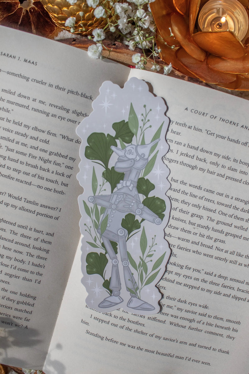 Wizard of Oz Bookmark | Tin Man Die-Cut Bookmark