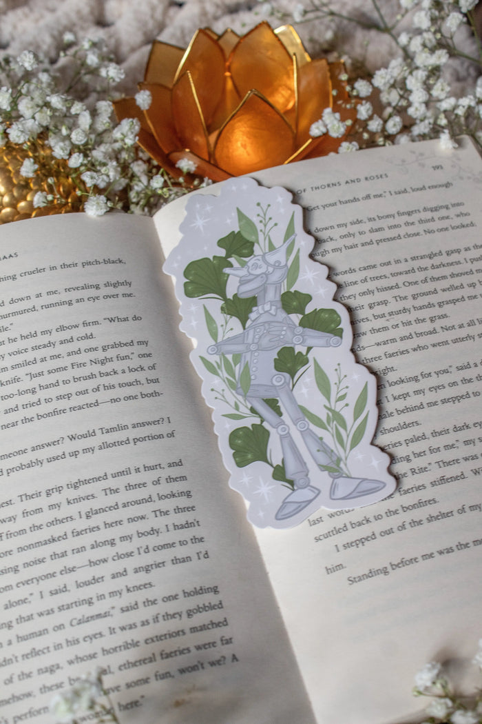 Wizard of Oz Bookmark | Tin Man Die-Cut Bookmark