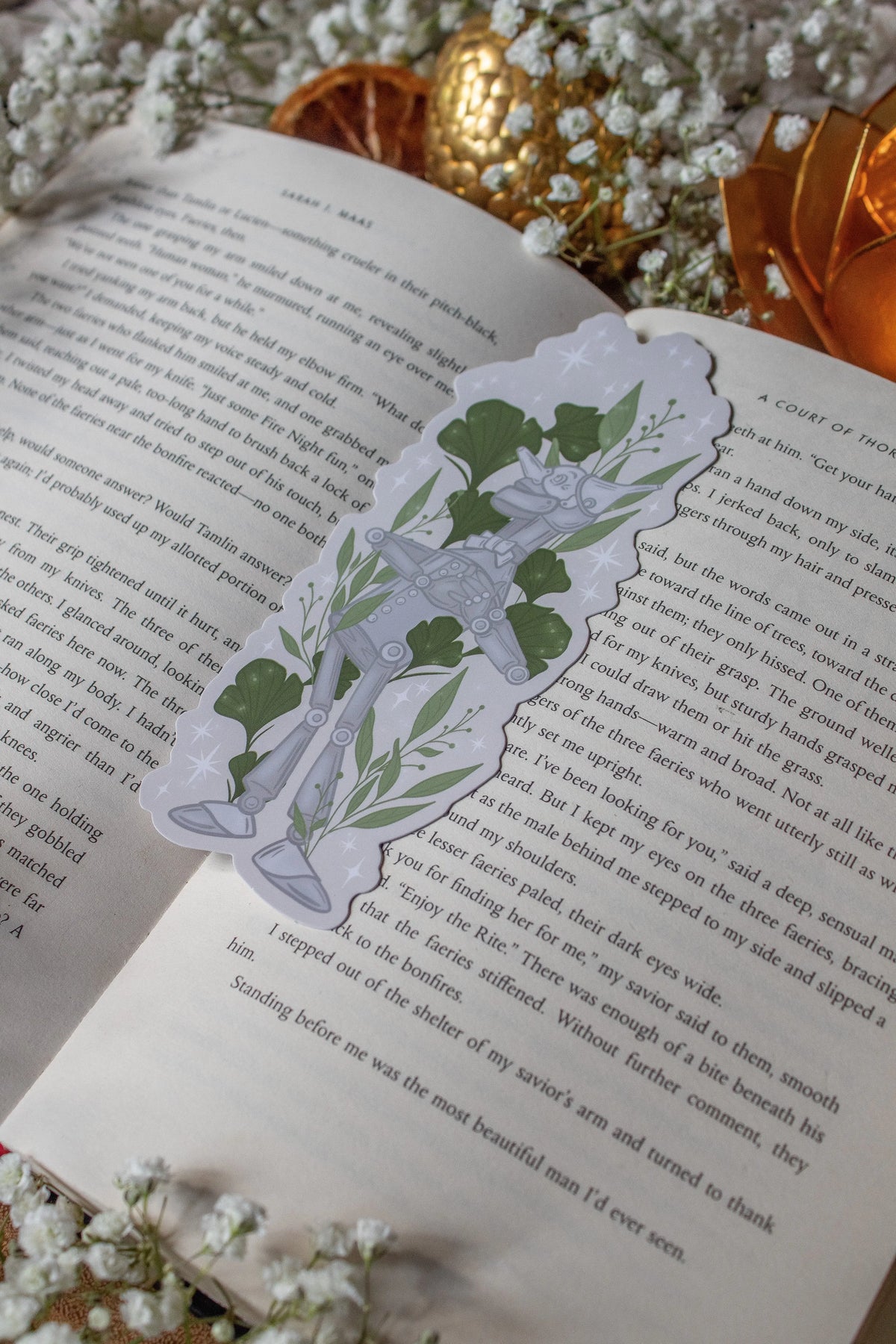 Wizard of Oz Bookmark | Tin Man Die-Cut Bookmark