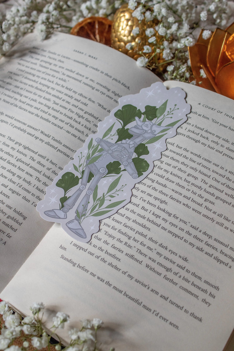 Wizard of Oz Bookmark | Tin Man Die-Cut Bookmark