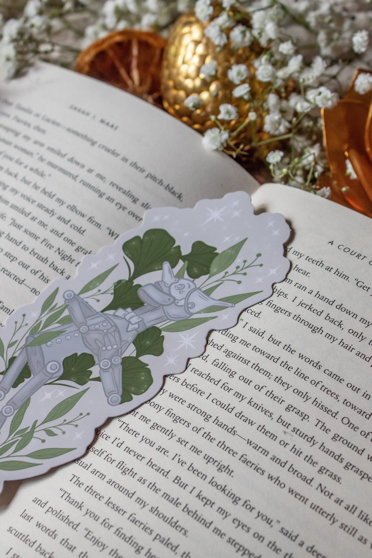 Wizard of Oz Bookmark | Tin Man Die-Cut Bookmark