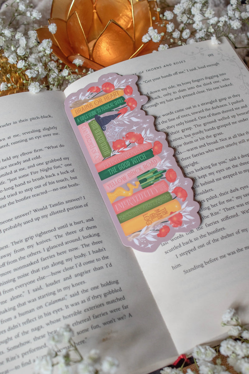 Wizard of Oz Bookmark | OZ Bookshelf Die-Cut Bookmark