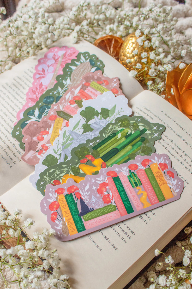 Wizard of Oz Bookmark | OZ Bookshelf Die-Cut Bookmark