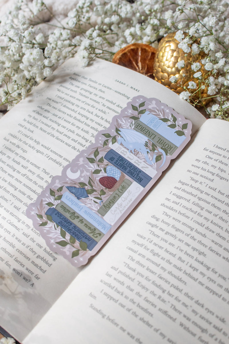 When the Moon Hatched Bookmark | Raeve's Bookshelf Die-Cut Bookmark