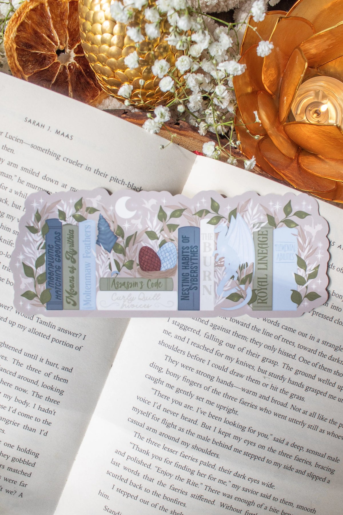 When the Moon Hatched Bookmark | Raeve's Bookshelf Die-Cut Bookmark