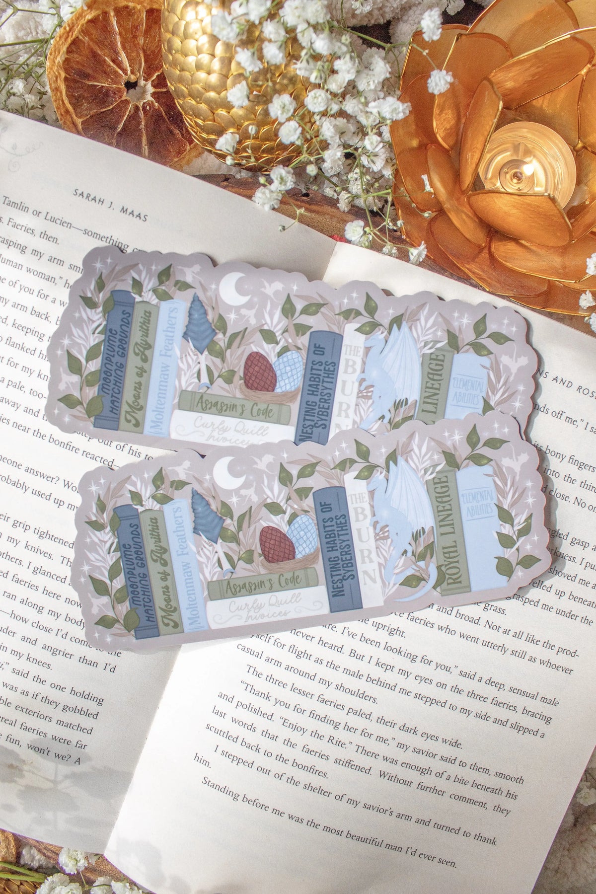 When the Moon Hatched Bookmark | Raeve's Bookshelf Die-Cut Bookmark