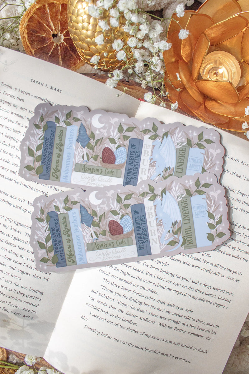 When the Moon Hatched Bookmark | Raeve's Bookshelf Die-Cut Bookmark