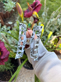 Bookish Hair Claw Clip | Ivory Swords