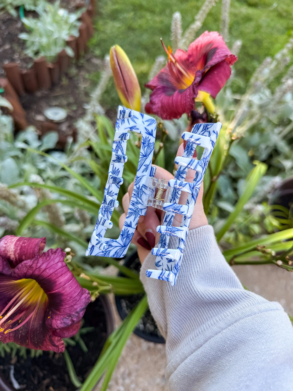 Bookish Hair Claw Clip | Porcelain Books