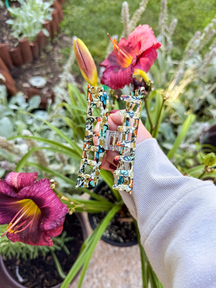 Hair Claw Clip | Butterfly Fields