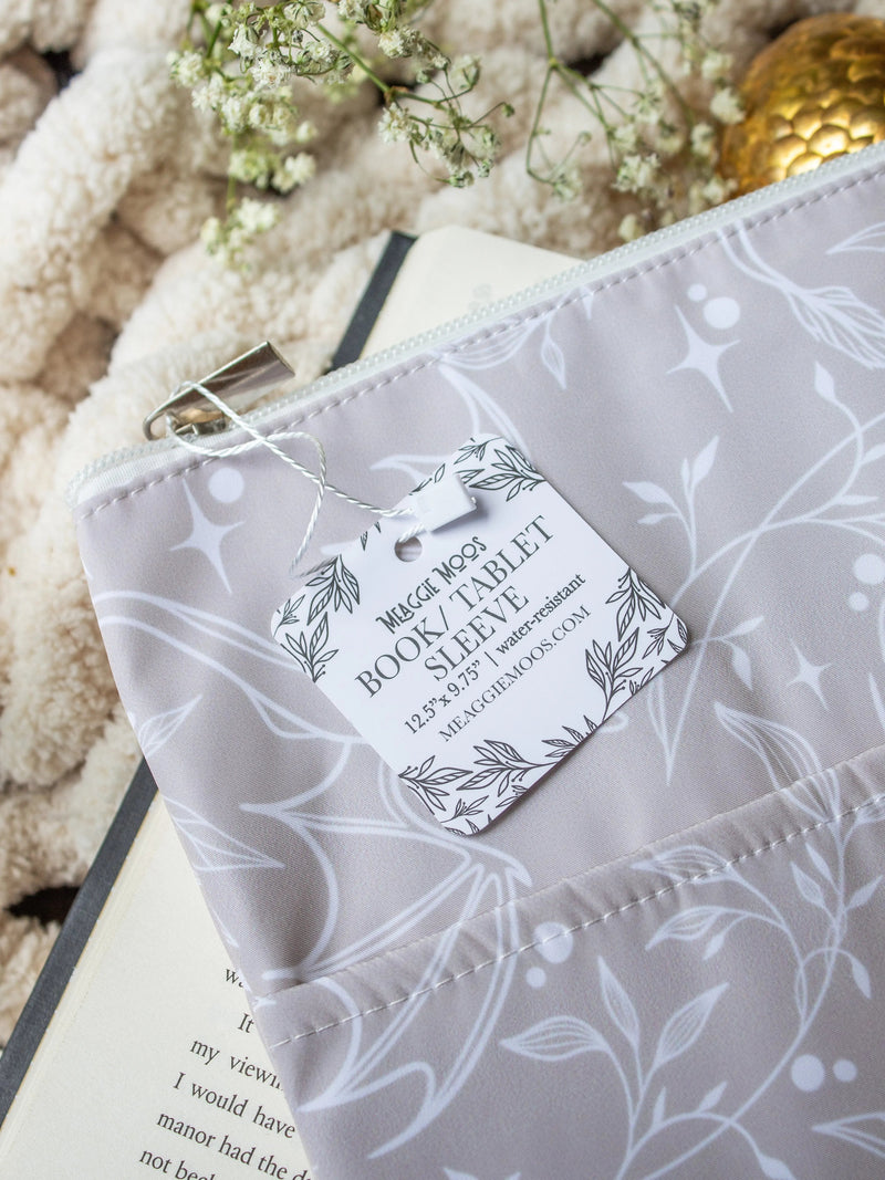 Tan Dragons Book Sleeve