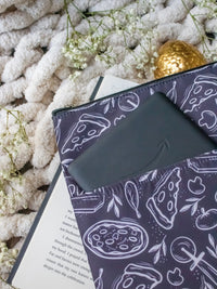 Water-Resistant Extra Large Book Sleeve | Pizza Party Pizza Party