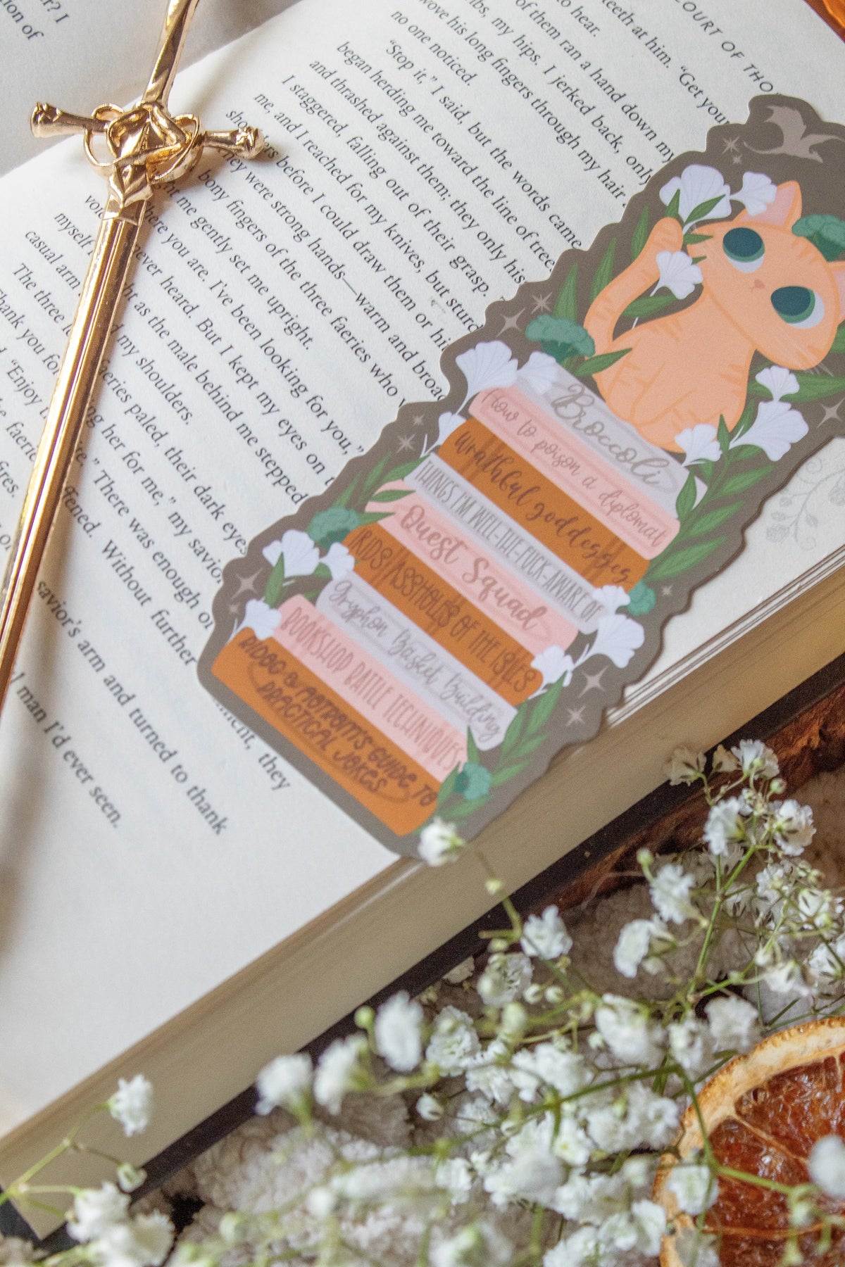 Fourth Wing Bookmark | Broccoli Bookstack