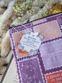 Water-Resistant Extra Large Book Sleeve | Fourth Wing Stamps The Empyrean Series