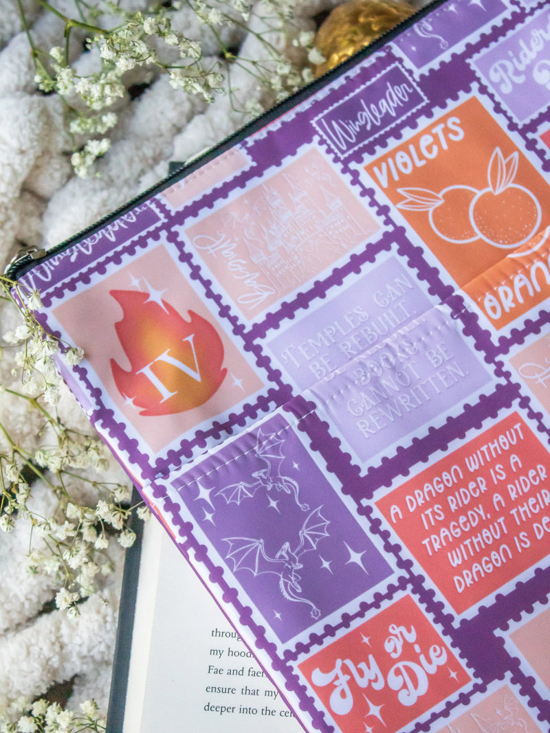 Fourth Wing Stamps Book Sleeve